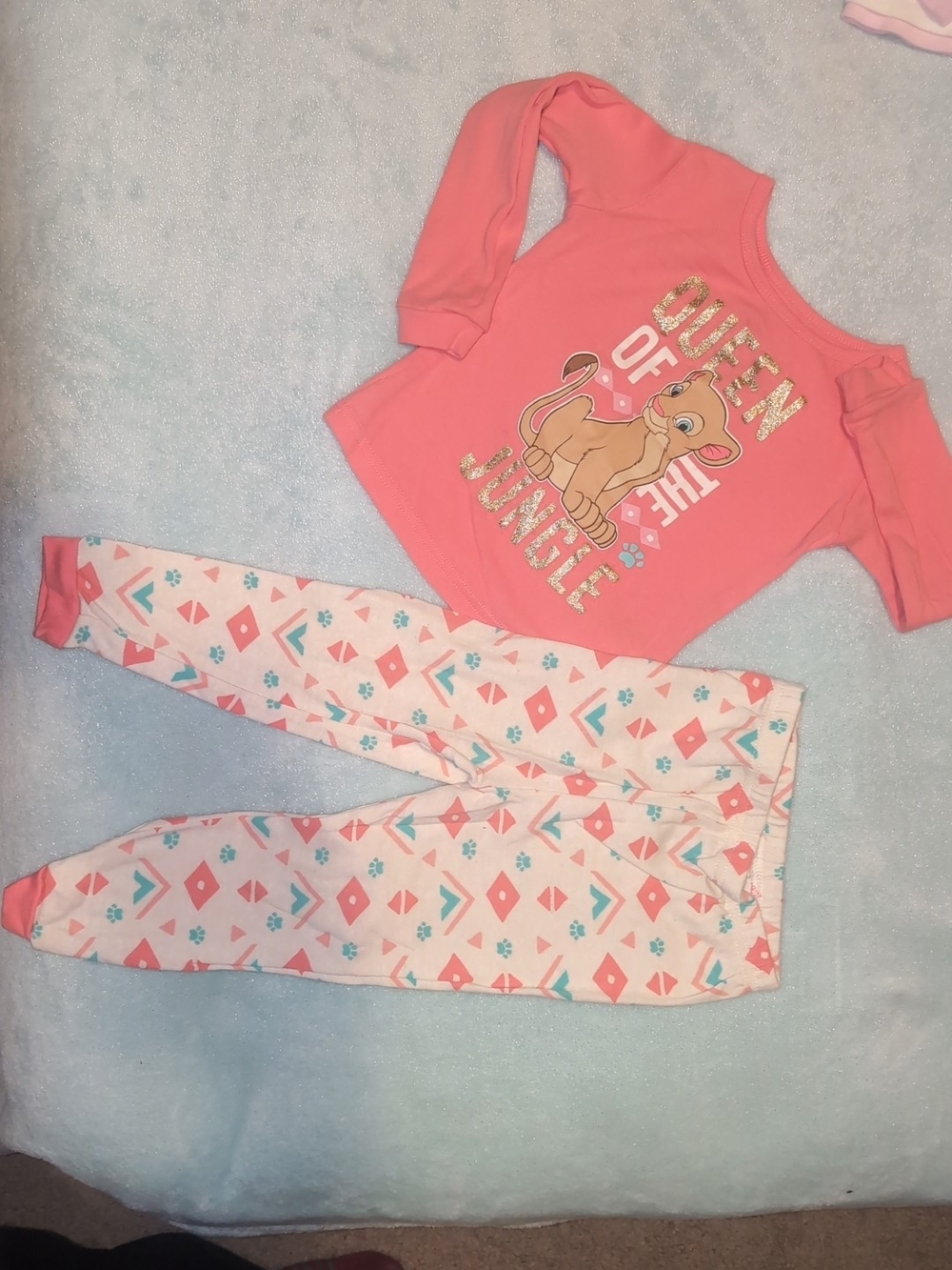 Nina Pink "Queen of the Jungle" Lion Pajama Set